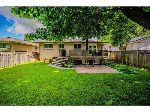 206 Forestwood Drive, Kitchener, ON - Outdoor With Deck Patio Veranda With Backyard