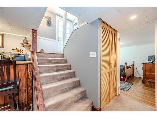 245 Melrose Avenue, Kitchener, ON - Indoor Photo Showing Living Room With Fireplace