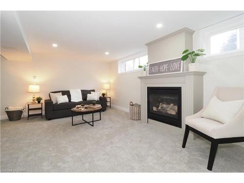 7 Day Street, Cambridge, ON - Indoor Photo Showing Living Room With Fireplace