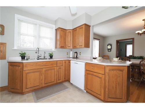 537 Argyle Street S, Cambridge, ON - Indoor Photo Showing Kitchen With Double Sink