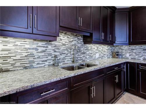 602-223 Erb Street W, Waterloo, ON - Indoor Photo Showing Kitchen With Double Sink