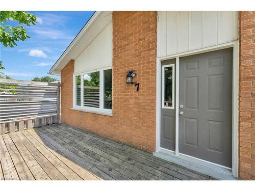 7 Hillside Drive, Kitchener, ON - Outdoor With Deck Patio Veranda With Exterior