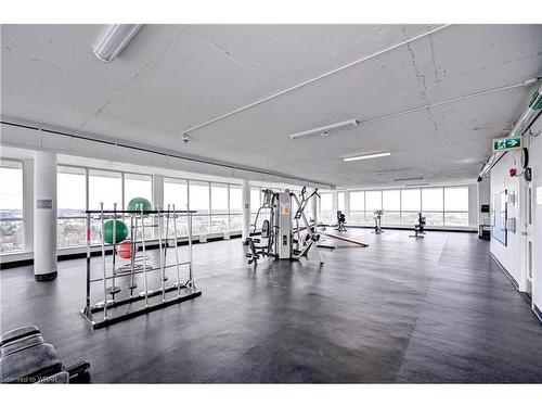 1502-375 King Street N, Waterloo, ON - Indoor Photo Showing Gym Room