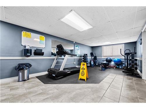 803-64 Benton Street, Kitchener, ON - Indoor Photo Showing Gym Room