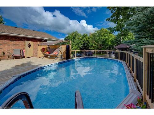 178 Melissa Crescent, Mount Forest, ON - Outdoor With Above Ground Pool With Backyard