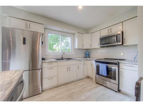 61A Cumberland Street, Brantford, ON - Indoor Photo Showing Kitchen With Stainless Steel Kitchen