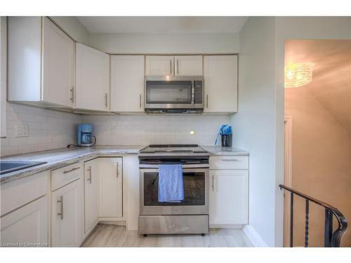 61A Cumberland Street, Brantford, ON - Indoor Photo Showing Kitchen With Stainless Steel Kitchen