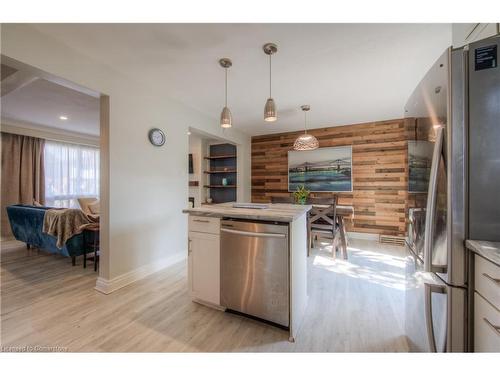 61A Cumberland Street, Brantford, ON - Indoor Photo Showing Kitchen With Stainless Steel Kitchen