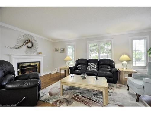 106 Dunadry Lane, Freelton, ON - Indoor Photo Showing Living Room With Fireplace