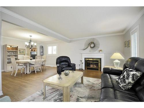 106 Dunadry Lane, Freelton, ON - Indoor Photo Showing Living Room With Fireplace