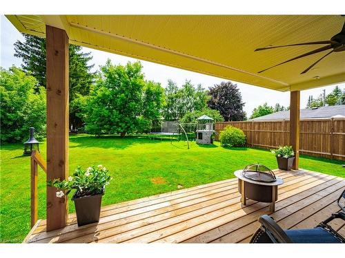 25 High Street, Drayton, ON - Outdoor With Deck Patio Veranda With Backyard