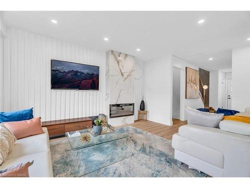 53 Deerpath Drive, Guelph, ON - Indoor Photo Showing Living Room With Fireplace