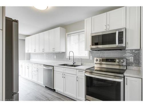 574 Alberta Avenue, Woodstock, ON - Indoor Photo Showing Kitchen With Stainless Steel Kitchen With Double Sink