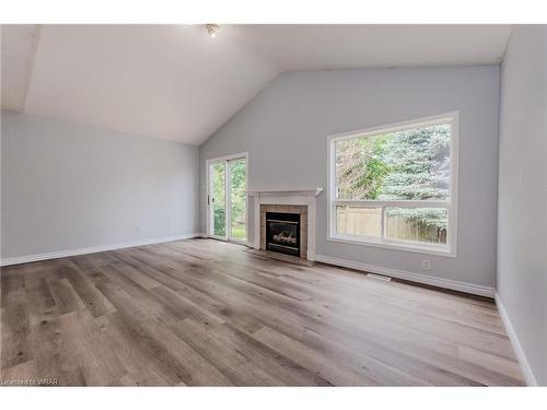 732 Angler Way, Waterloo, ON - Indoor Photo Showing Living Room With Fireplace