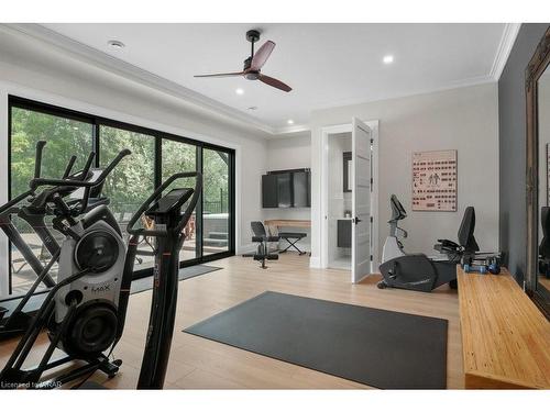 1445 West River Road, North Dumfries, ON - Indoor Photo Showing Gym Room