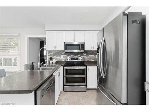 78 James Street, Barrie, ON - Indoor Photo Showing Kitchen With Double Sink