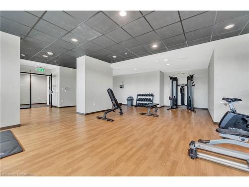 1803-108 Garment Street, Kitchener, ON - Indoor Photo Showing Gym Room