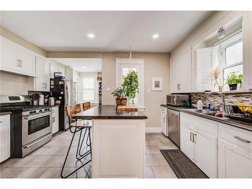 178-180 Samuel Street, Kitchener, ON - Indoor Photo Showing Kitchen With Double Sink