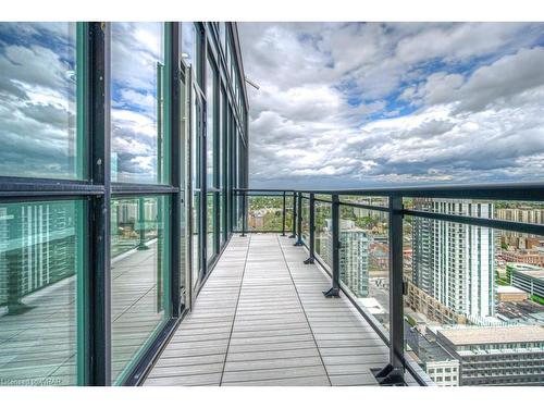 3102-60 Charles Street W, Kitchener, ON - Outdoor With Balcony With View