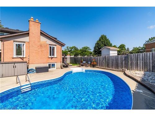 182 Rolling Meadows Drive, Kitchener, ON - Outdoor With In Ground Pool With Exterior