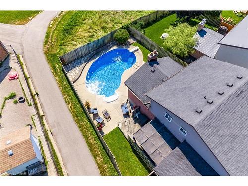 182 Rolling Meadows Drive, Kitchener, ON - Outdoor With In Ground Pool