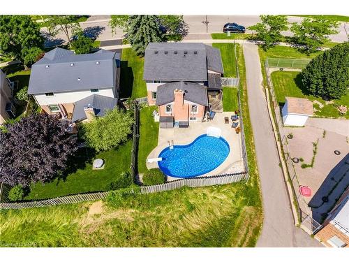 182 Rolling Meadows Drive, Kitchener, ON - Outdoor With In Ground Pool With View