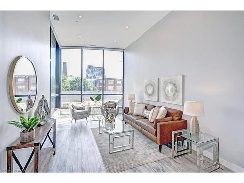 301-100 Garment Street, Kitchener, ON - Indoor Photo Showing Living Room