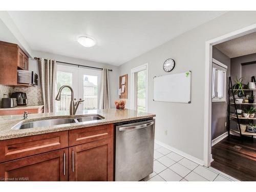 494 Burnett Avenue, Cambridge, ON - Indoor Photo Showing Kitchen With Double Sink