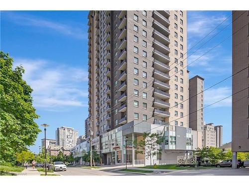 1501-318 Spruce Street, Waterloo, ON - Outdoor With Balcony With Facade