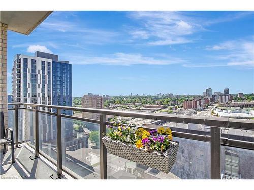 1501-318 Spruce Street, Waterloo, ON - Outdoor With Balcony With View