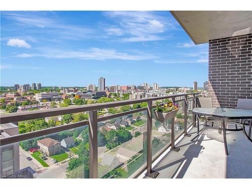 1501-318 Spruce Street, Waterloo, ON - Outdoor With Balcony With View With Exterior