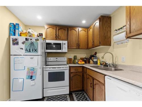 8 Campbell Street, Brantford, ON - Indoor Photo Showing Kitchen With Double Sink