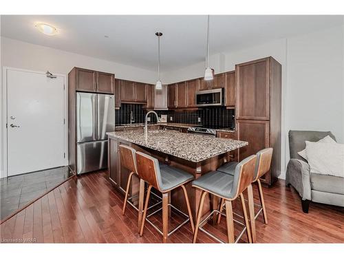 504-223 Erb Street W, Waterloo, ON - Indoor Photo Showing Kitchen With Stainless Steel Kitchen