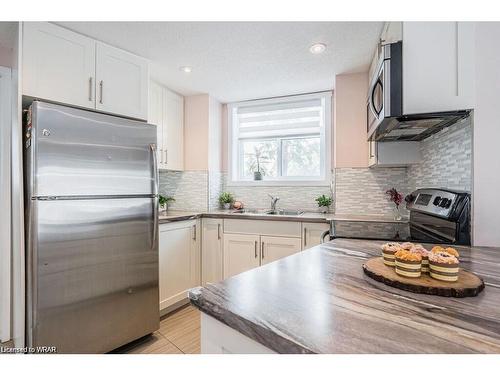 A-489 East Avenue, Kitchener, ON - Indoor Photo Showing Kitchen With Double Sink