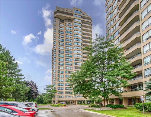 505-6 Willow Street, Waterloo, ON - Outdoor With Balcony With Facade