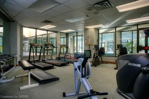 505-6 Willow Street, Waterloo, ON - Indoor Photo Showing Gym Room