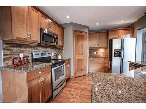 743 Anzio Road, Woodstock, ON - Indoor Photo Showing Kitchen With Double Sink