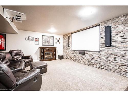 743 Anzio Road, Woodstock, ON - Indoor With Fireplace