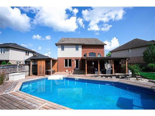 743 Anzio Road, Woodstock, ON - Outdoor With Deck Patio Veranda With Backyard With Exterior