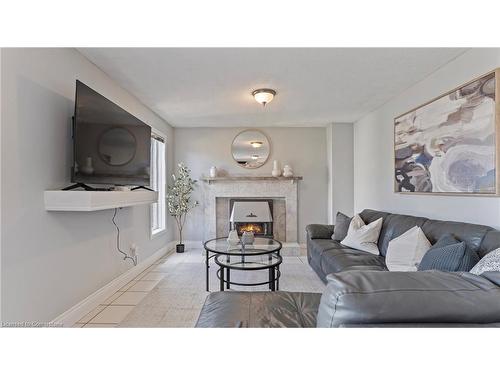 2 Santa Maria Drive, Cambridge, ON - Indoor Photo Showing Living Room With Fireplace