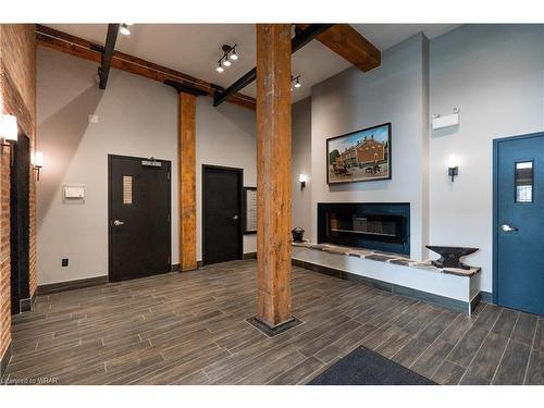 305-24 Cedar Street, Cambridge, ON - Indoor With Fireplace