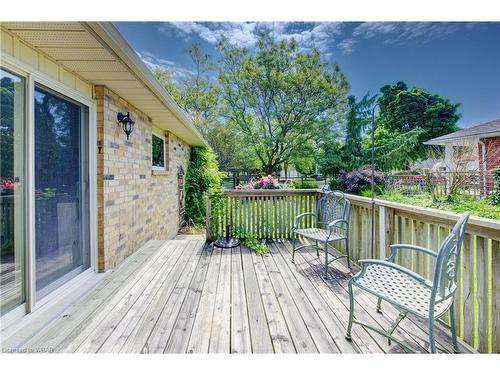 551 Hallmark Drive, Waterloo, ON - Outdoor With Deck Patio Veranda With Exterior