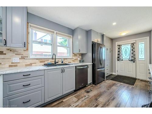 24 Edmonton Drive, Guelph, ON - Indoor Photo Showing Kitchen With Double Sink