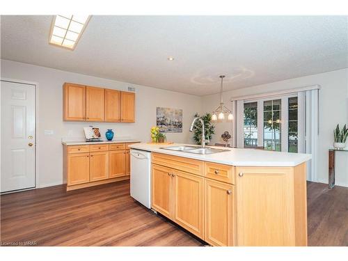 110 Ethel Road, Waterloo, ON - Indoor Photo Showing Kitchen With Double Sink