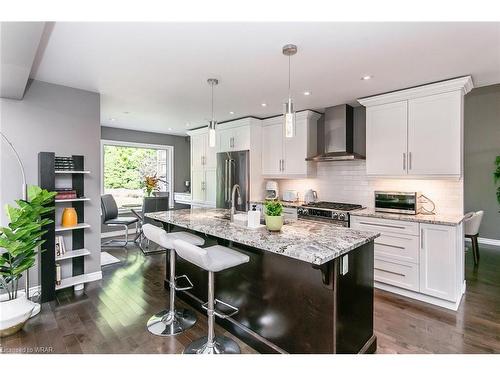 130 Chandos Drive, Kitchener, ON - Indoor Photo Showing Kitchen With Upgraded Kitchen