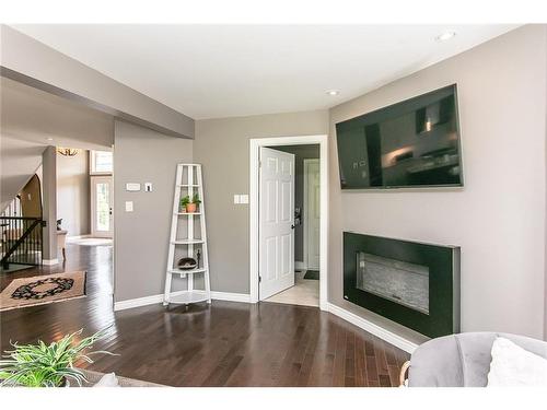 130 Chandos Drive, Kitchener, ON - Indoor Photo Showing Living Room With Fireplace