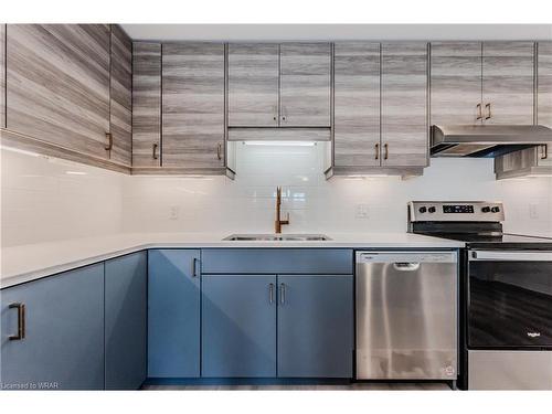 C037-142 Foamflower Place, Waterloo, ON - Indoor Photo Showing Kitchen With Double Sink With Upgraded Kitchen