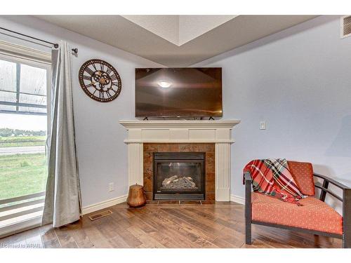 82 Kolbe Drive, Port Dover, ON - Indoor Photo Showing Living Room With Fireplace