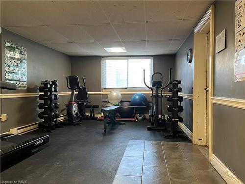 503-64 Benton Street, Kitchener, ON - Indoor Photo Showing Gym Room