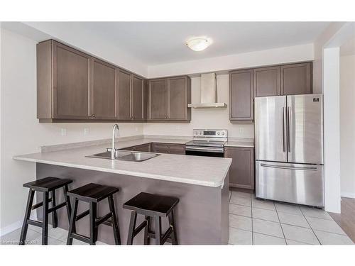 65 Tilbury Street, Breslau, ON - Indoor Photo Showing Kitchen With Double Sink